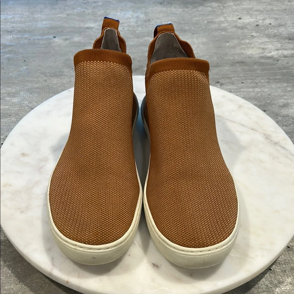 Rothy's Tan Brown Slip-On Sneakers